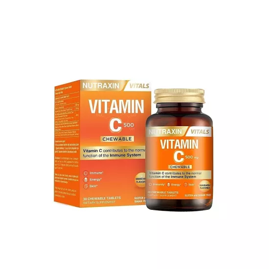 Nutraxin C Vitamini 500 Mg 30 Adet Çiğneme Tableti