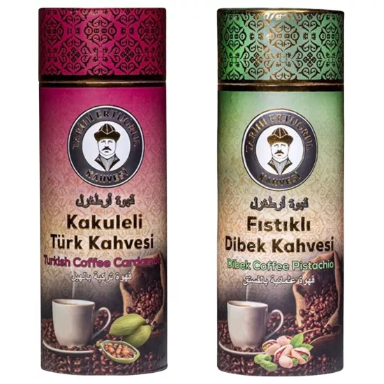 Kakuleli Türk Kahvesi & Fıstıklı Dibek Kahvesi