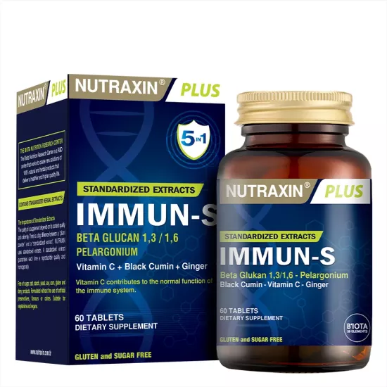 Nutraxin Immun-s Vitamin Takviyesi 60 Tablet
