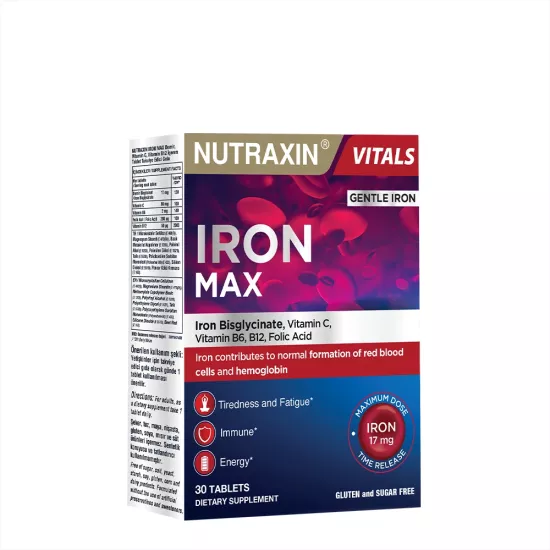 Nutraxin Iron Max 17 mg (30 Tablet)