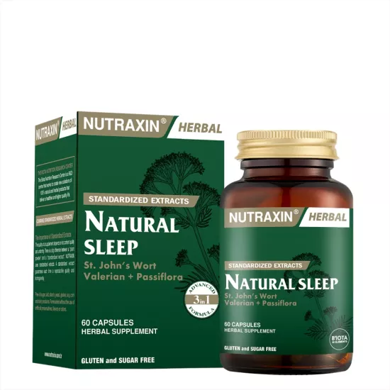 Nutraxin Naturel Sleep – Bitkisel Ekstreli Takviye