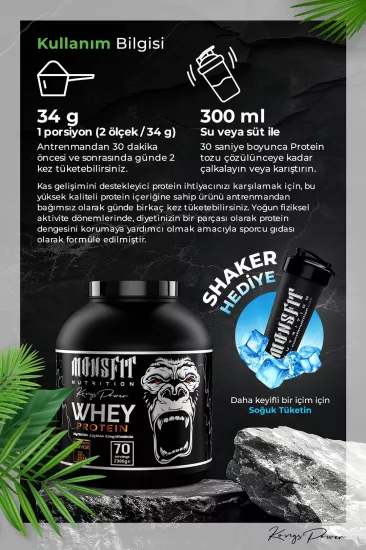 Çikolata Aromalı Whey Protein Tozu (2.380 g
