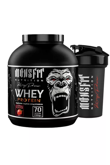 Çilek Aromalı Whey Protein Tozu (2.380 g 