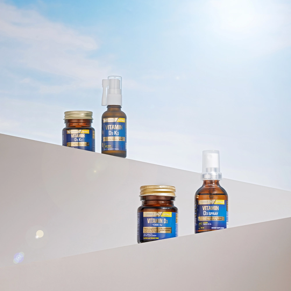 Nutraxin Vitamin D3 + K2 (120 Tablet)
